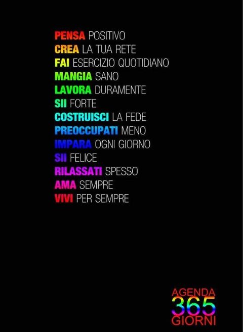 Copertina Agenda 365 giorni